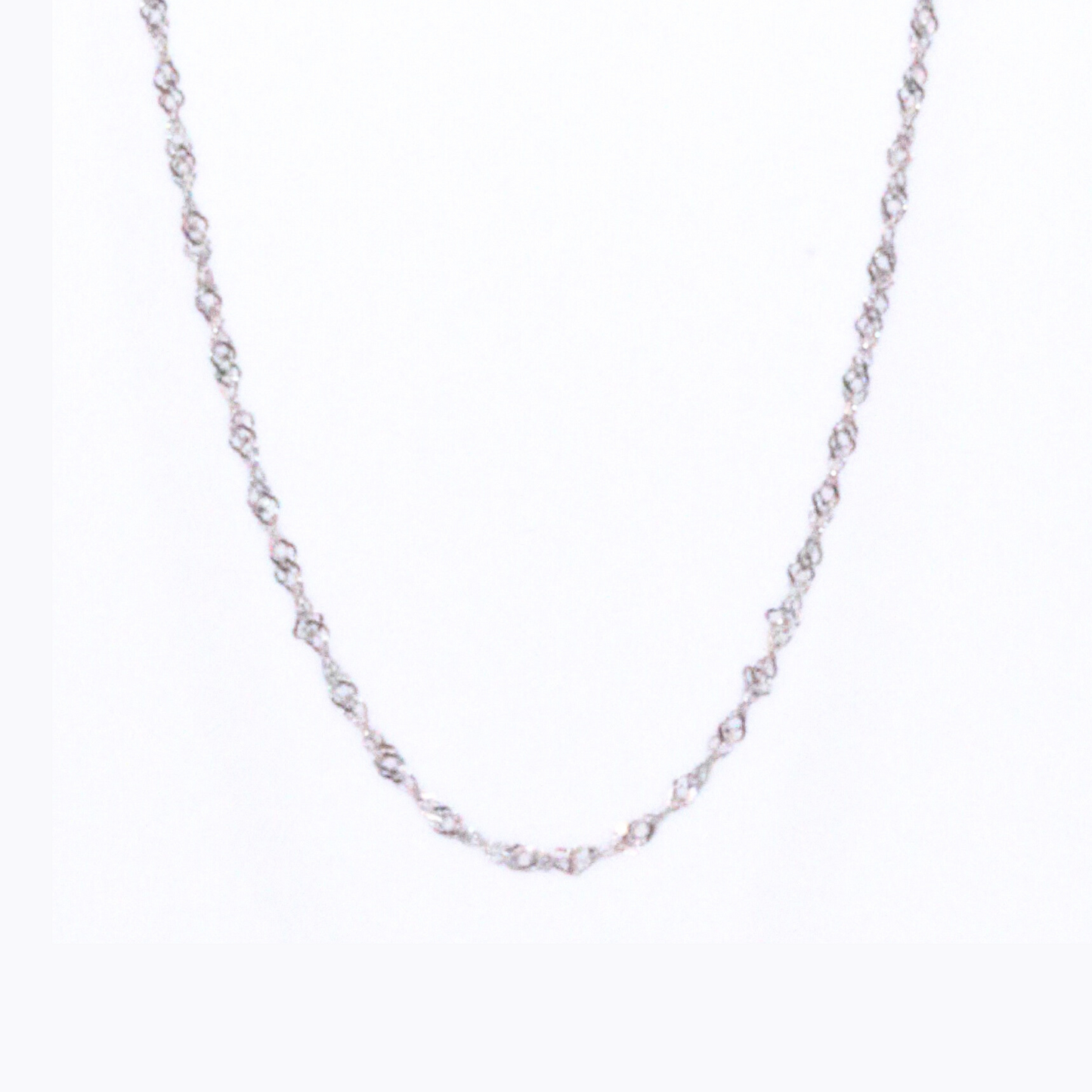 Collier Torsade Argentée