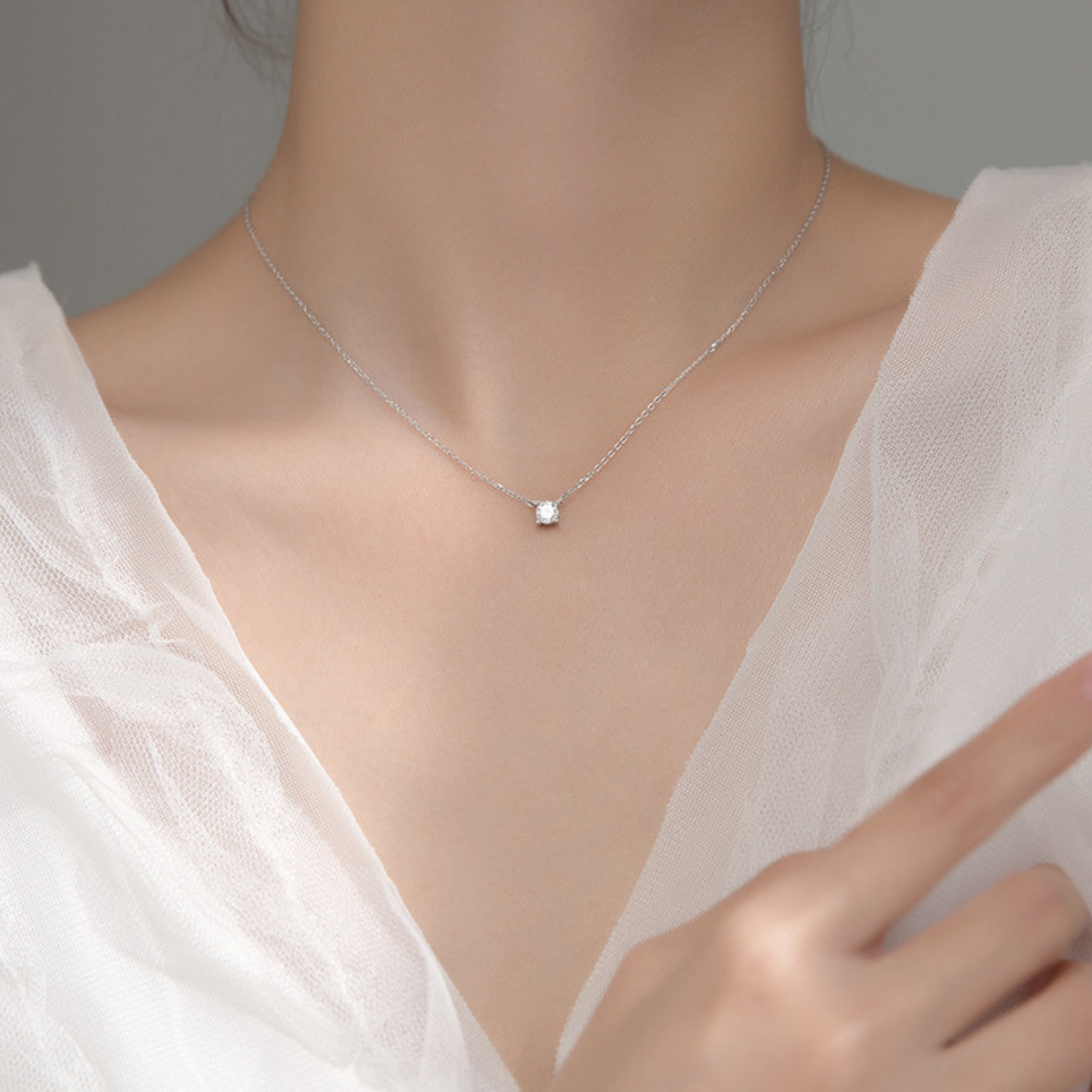 Collier Éclat Solitaire